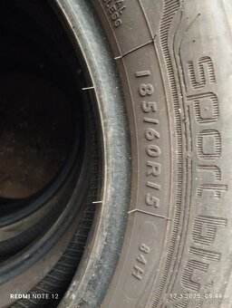 4 Ks letní Dunlop 185/60/15 - 2