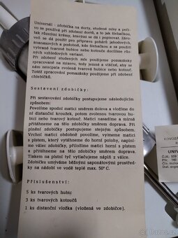 Zdobička na dorty retro. - 2