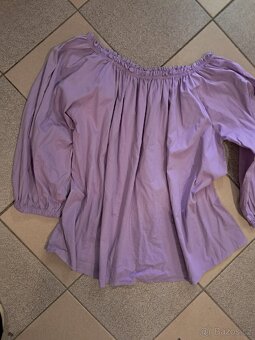 Fialová halenka vel 5Xxl - 2
