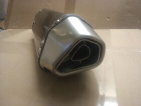 Výfuk carbon - leštěná ocel na moto, skůtr, ATV - 2