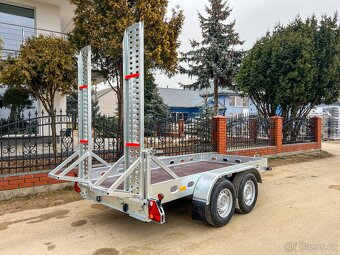 PROFI přepravník minibagrů, 300x150 cm, 2700 kg, 130 km/h - 2