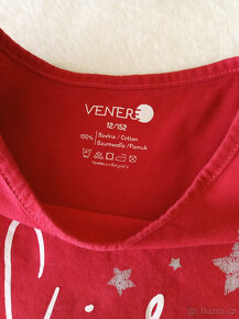 dívčí červené tričko s nápisem, zn.Venere - 2