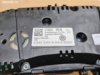 Budíky tachometr VW Touran 5TA 5T1 - 2