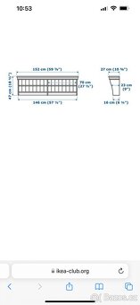 Nástěnný díl ikea Liatorp - 2