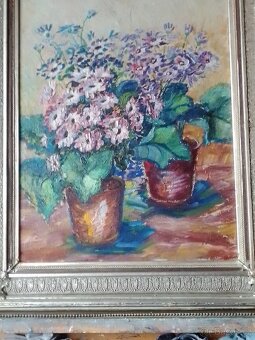 Adámek Jaromír Květinové zátiší olej/deska - 2