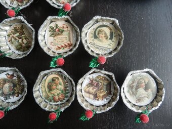 baňky - vánoční dekorace k zavěšení - 2