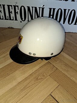 VB/SNB přilba, přilba policejní motohlídky- bílá - 2