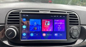 2Din Android autorádio Fiat 500 2007-2015, bílé i černé - 2