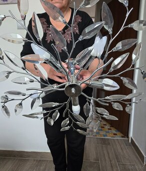 Krásný skleněný lustr - 2