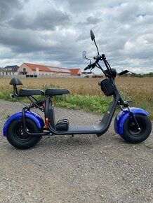 Elektro skútr / moped Lera Scooters C1 1000W + brašny - 2
