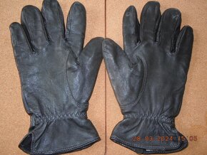 Pánskékožené rukavice L - 2