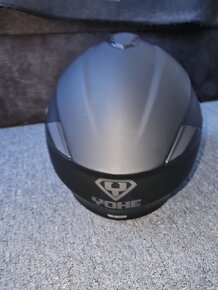 Motorkařská přilba Yohe 938 double visor - 2