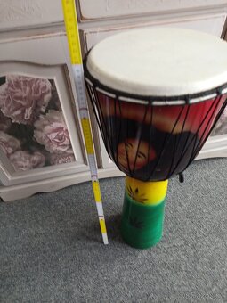 Buben Djembe vysoká 70 cm - 2