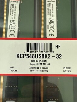 Nové neotvorené DDR5 kingston kcp548us8k2 32 - 2