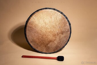 Šamanský Buben Chlupatou Blánou 40 cm - 2