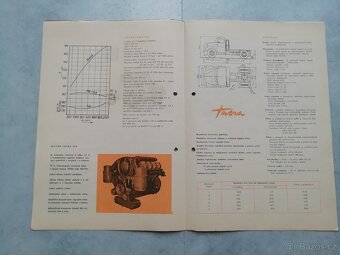 Tatra 137 NT - prospekt 1961 - tahač návěsů - 2