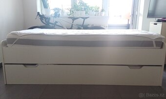 Postel s výsuvným šuplíkem na druhé lůžko - 2