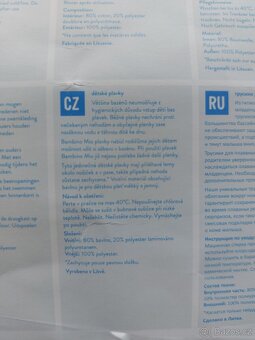 Prodám miminkovské plavky Babmino Mio, vel. S a L - 2