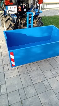 Transportní box manuálne sklápateľný za malotraktor - 2