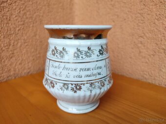 STARÝ PORCELÁNOVÝ HRNEK, MUŠLAK. - 2