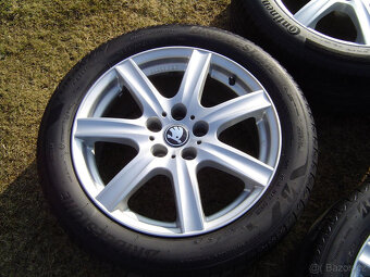 4 XLETNÍ HLINÍKOVÁ KOLA ŠKODA OCTAVIA SCOUT, YETI 225/50 R17 - 2