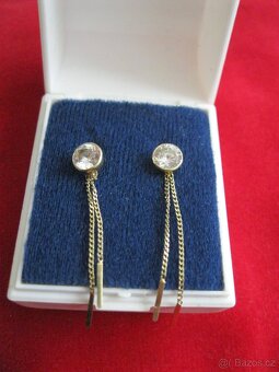 Zlaté náušnice - 14-ti karátové  585/100 - 2
