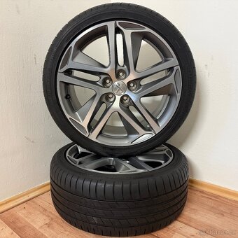PEUGEOT 308 5x108 R18 ET48+LETNÍ 225/40R18 6,5/6mm - 2