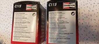 Olejový filtr Champion C115, 2 kusy - 2