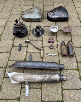 ČZ 125 B T - dily - 2