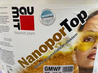 Baumit NanoporTop 1,5 prémiová samočistící omítka žlutá - 2