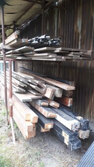 DŘEVO : Fošny , trámy , hranoly , prkna - 2