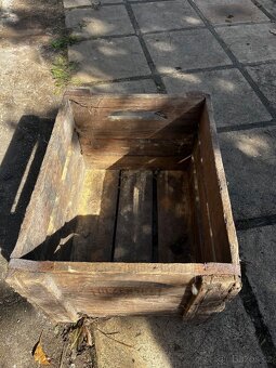 Stará starožitná bedna Plzeňské pivovary - 2