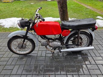 Jawa 23 Mustang bez TP, červený 3. - 2