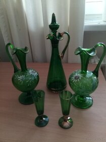 Souprava ručně malované sklo - 2