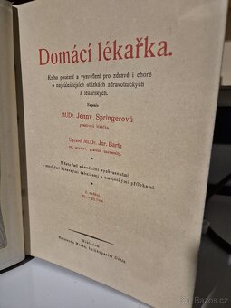 Stará kniha domácí lékařka - 2