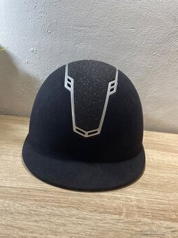 Jezdecká helma Graz HKM černá - 2