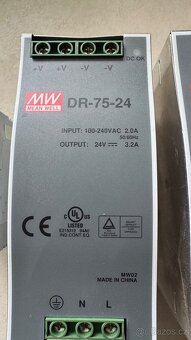 Napájecí zdroj na DIN 24V Mean Vell - 2
