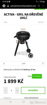 Gril na dřevěné uhlí - 2