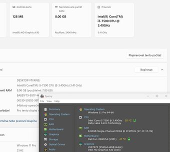 PC Dell Precision 3620 i5 7500/DDR4/SSD+HDD/RX560 4GB - 2