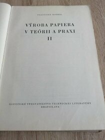 Výroba papiera v teórii a praxi II.--1966--František Kozmál- - 2