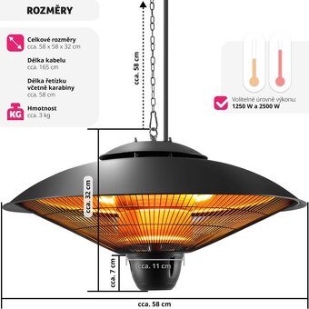 Infračervený zářič nový - 2