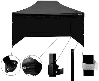 Rozkládací nůžkový stan , pivní set , skákací hrad , ohřívač - 2