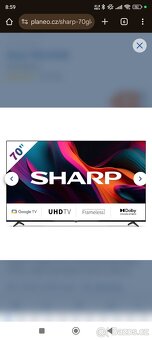 Tv smart Sharp 70° 177Cm - 2