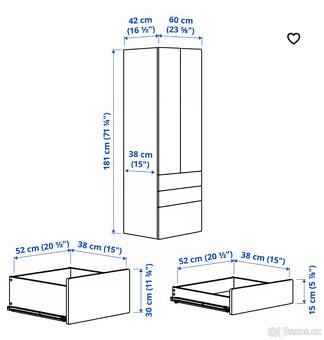 Šatní skříň Ikea - 2