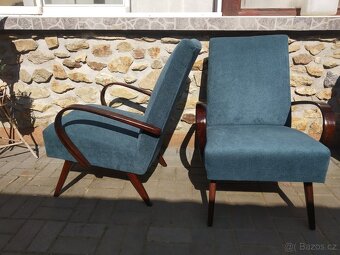 Retro křesla J.Šmídek,po renovaci. - 2