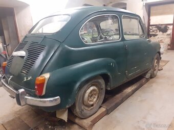 Fiat 600D 1960 protivítr , platné doklady - 2