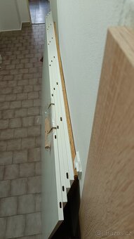 Bílé laminátové desky tl.18 mm – 4 ks, rozměr 137,3 × 200 cm - 2