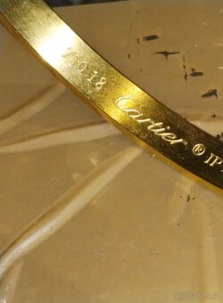 Zlatý 18 karátů náramek - 2