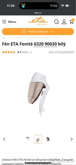 Fén na vlasy Eta - 2