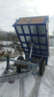Prodám trřístranný sklápěcí vlek / káru - 2
